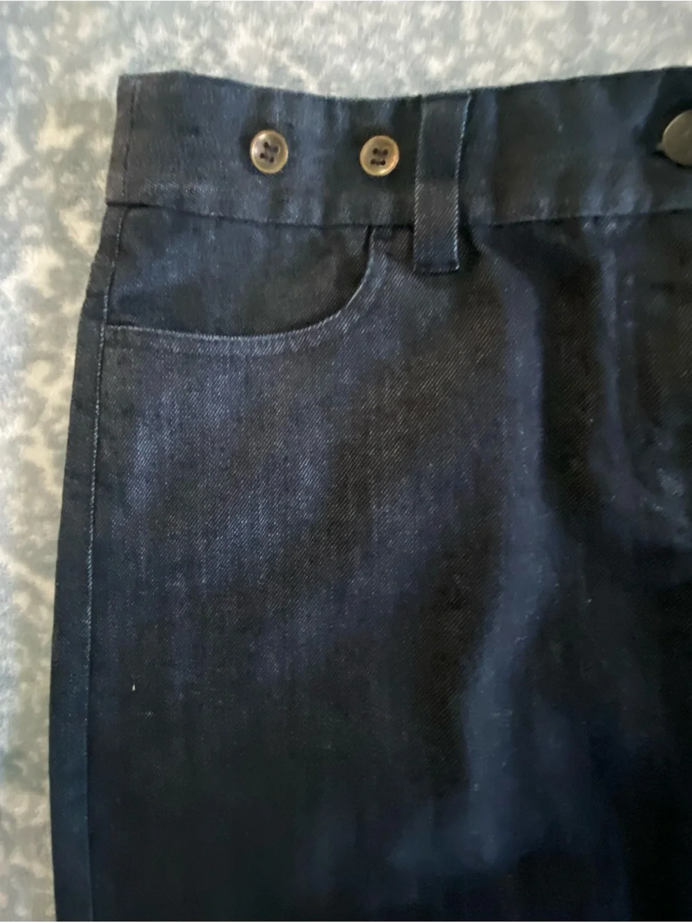 J. Crew Dark Blue Denim Pencil Skirt